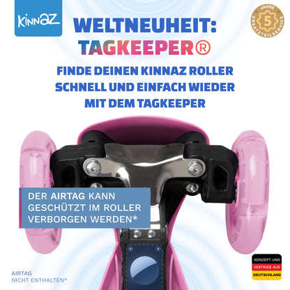 kinnaz ONE, 2 - 6 Jahre, Pink, LED Räder