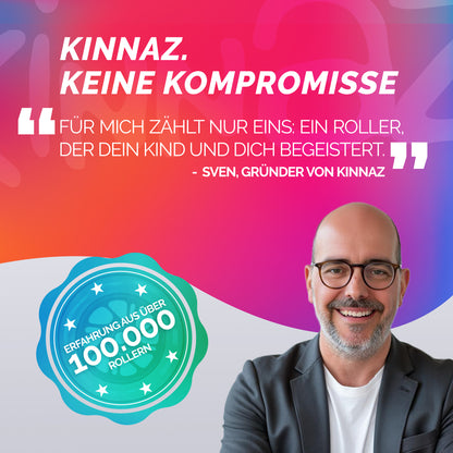 kinnaz ONE, 2 - 6 Jahre, Mint, LED Räder