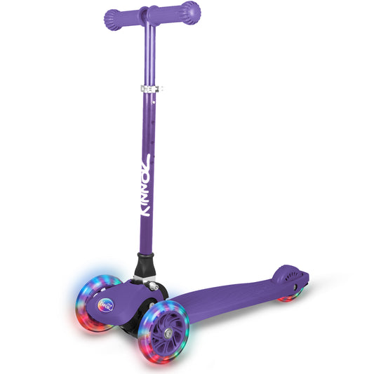 kinnaz ONE, 2 - 6 Jahre, Lila Deluxe, LED Räder