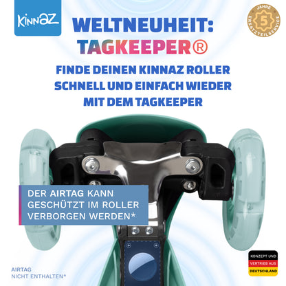 kinnaz ONE, 2 - 6 Jahre, Mint, LED Räder