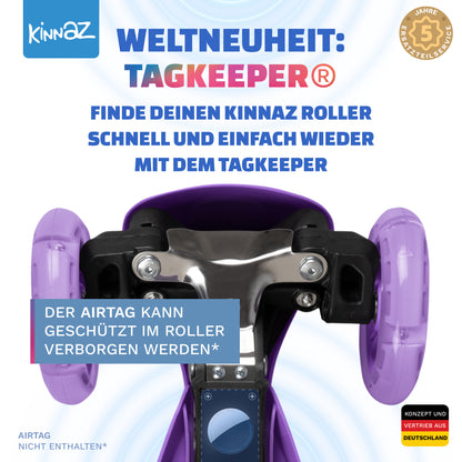 kinnaz ONE, 2 - 6 Jahre, Lila, LED Räder