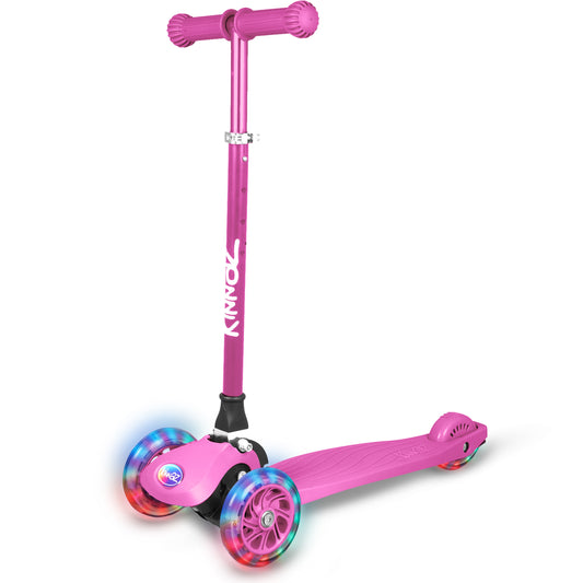 kinnaz ONE, 2 - 6 Jahre, Pink Deluxe, LED Räder