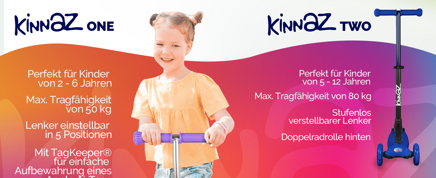 Kinnaz ONE & TWO Kinderroller
