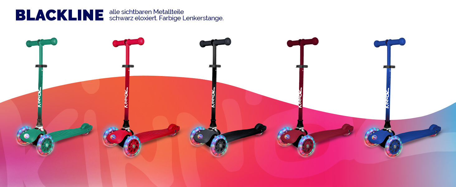 Kinnaz ONE Kinderroller Blackline